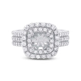 1.00ct 14k White Gold Diamond Semi-mount Ring