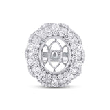 2.02ct 18k White Gold Diamond Semi-mount Ring