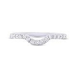 0.31ct 14k Two-tone Rose Gold Diamond Shadow Band