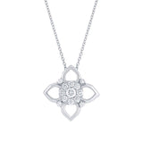 0.27ct 14k White Gold Diamond Necklace