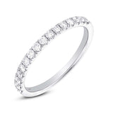 0.34ct 14k White Gold Diamond Lady's Band