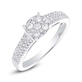 0.38ct 14k White Gold Diamond Lady's Ring