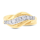 0.21ct 14k Yellow Gold Diamond Lady's Ring