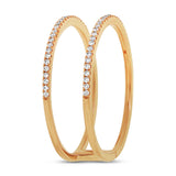 0.17ct 14k Yellow Gold Diamond Lady's Ring Size 5