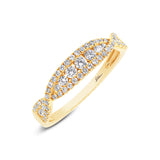 0.46ct 14k Yellow Gold Diamond Lady's Band