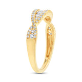 0.46ct 14k Yellow Gold Diamond Lady's Band