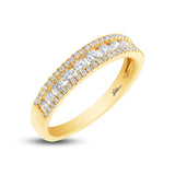 0.65ct 14k Yellow Gold Diamond Lady's Band