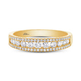 0.65ct 14k Yellow Gold Diamond Lady's Band