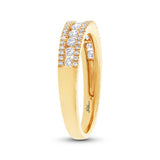 0.65ct 14k Yellow Gold Diamond Lady's Band