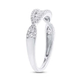 0.46ct 14k White Gold Diamond Lady's Band
