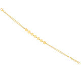 14k Yellow Gold Circle Bracelet