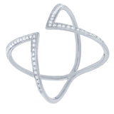0.17ct 14k White Gold Diamond Lady's Ring Size 6