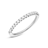 0.27ct 14k White Gold Diamond Lady's Band