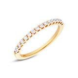 0.27ct 14k Yellow Gold Diamond Lady's Band
