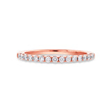 0.27ct 14k Rose Gold Diamond Lady's Band