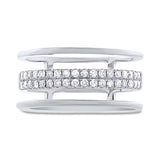0.34ct 14k White Gold Diamond Lady's Ring Size 10