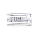 0.34ct 14k White Gold Diamond Lady's Ring Size 10