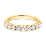 0.84ct 18k Yellow Gold Diamond Lady's Band Size 6