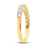 0.84ct 18k Yellow Gold Diamond Lady's Band Size 6