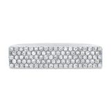 0.30ct 14k White Gold Diamond Pave Lady's Ring