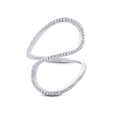 0.25ct 14k White Gold Diamond Lady's Ring Size 6