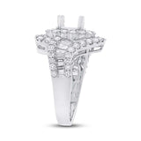 1.96ct 18k White Gold Diamond Semi-mount Ring