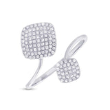 0.31ct 14k White Gold Diamond Lady's Ring Size 6