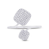 0.31ct 14k White Gold Diamond Lady's Ring Size 6