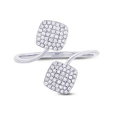 0.25ct 14k White Gold Diamond Lady's Ring Size 6