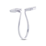 0.25ct 14k White Gold Diamond Lady's Ring Size 6