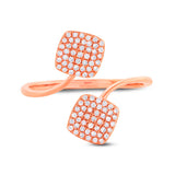 0.25ct 14k Rose Gold Diamond Lady's Ring Size 6
