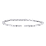 1.75ct 14k White Gold Diamond Bangle