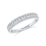 0.45Ct 14k White Gold Diamond Lady's Band