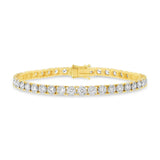3.00ct 14k Yellow Gold Diamond Lady's Bracelet