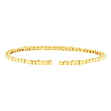 1.91ct 14k Yellow Gold Diamond Bangle