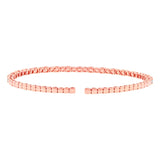 1.91ct 14k Rose Gold Diamond Bangle