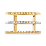 0.28ct 14k Yellow Gold Diamond Lady's Ring Size 5.5