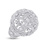 2.00ct 18k White Gold Diamond Lady's Ring Size 8