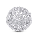 2.00ct 18k White Gold Diamond Lady's Ring Size 8