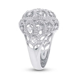2.00ct 18k White Gold Diamond Lady's Ring Size 8