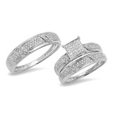 0.40ct 14k White Gold Diamond Trio Set