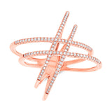 0.32ct 14k Rose Gold Diamond Lady's Ring