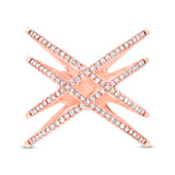 0.32ct 14k Rose Gold Diamond Lady's Ring