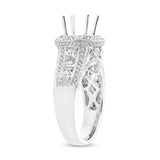 1.50ct 18k White Gold Diamond Semi-mount Ring