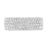 1.32ct 14k White Gold Diamond Lady's Pave Band