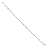 1.00ct 14k Rose Gold Diamond Lady's Bracelet