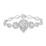 3.60ct 18k White Gold Diamond Lady's Bracelet