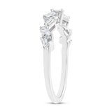0.46ct 14k White Gold Diamond Baguette Lady's Band