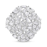 2.22ct 14k White Gold Diamond Lady's Ring