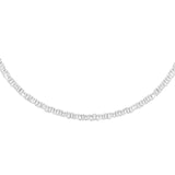 9.32ct 14k White Gold Diamond Baguette Choker Necklace